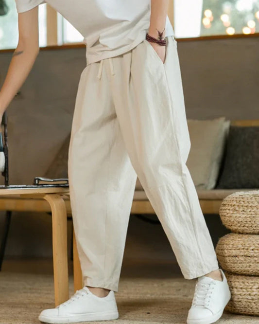 Pantaloni di cotone Cancun