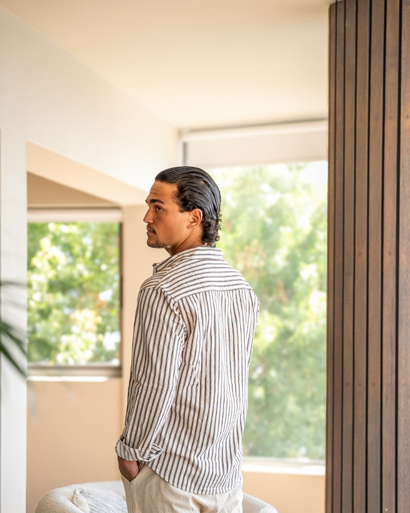 Camicia a righe da signori